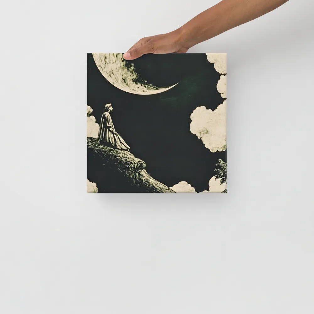 Whispers of the Moon | Canvas | 12″×12″