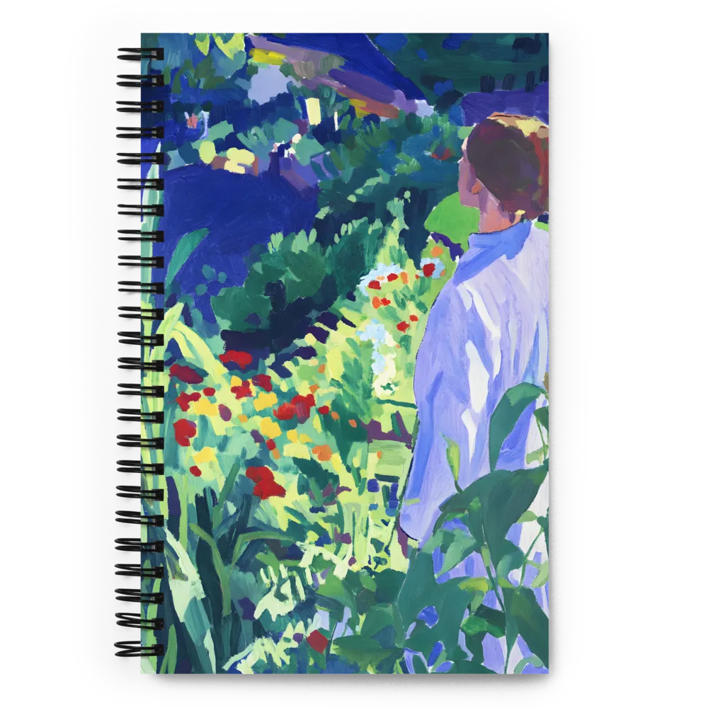 A Moment in the Garden | Spiral Notebook