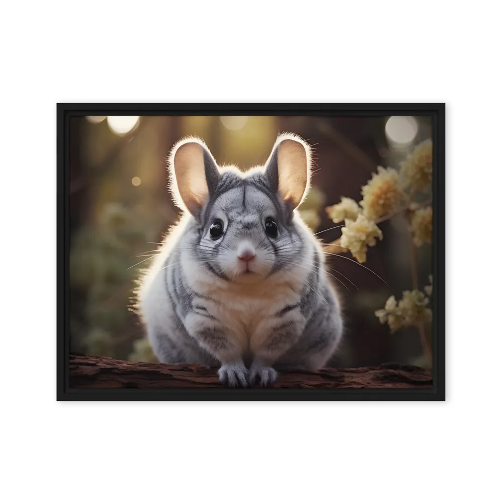 Curious Chinchilla in the Forest