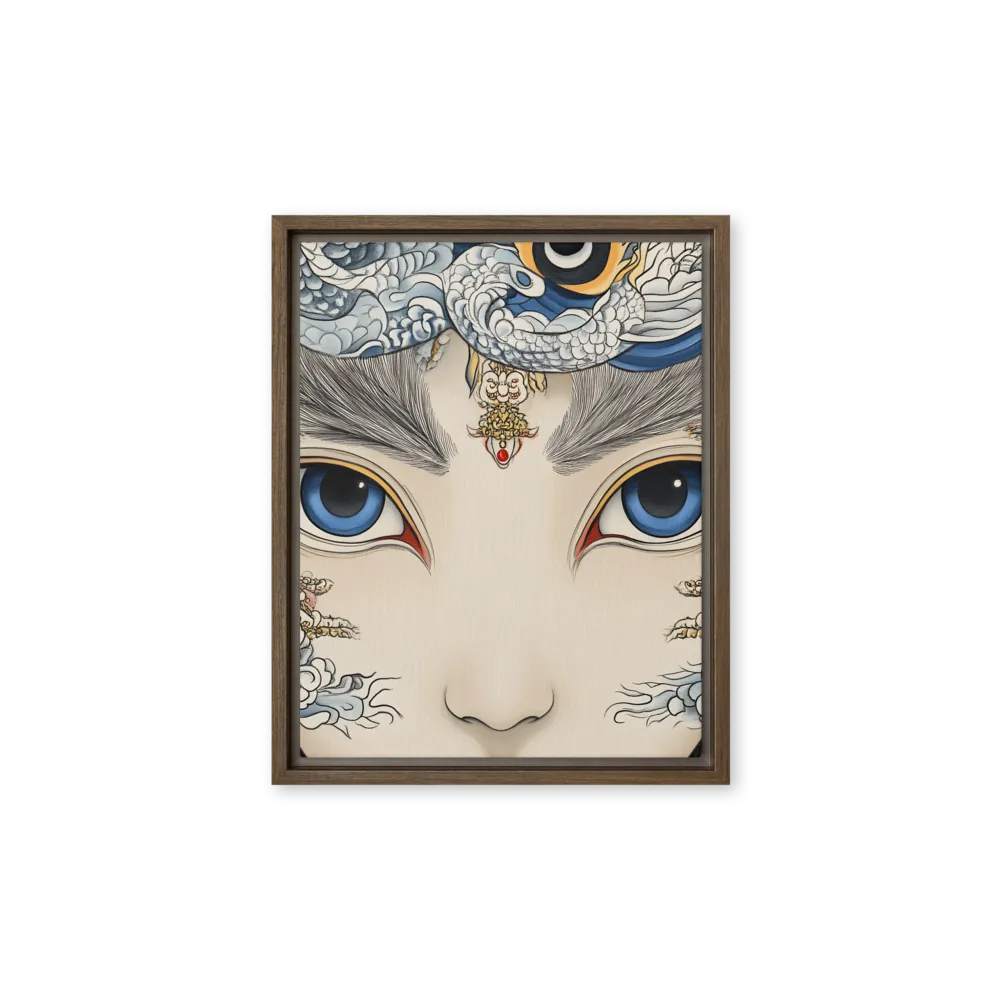Guardian of Dreams | Canvas with Brown Frame | 11″×14″