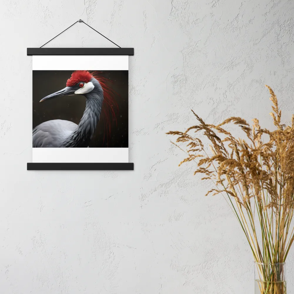 Ember-Crested Elegance | Poster With Black Wood Hanger | 11″×14″