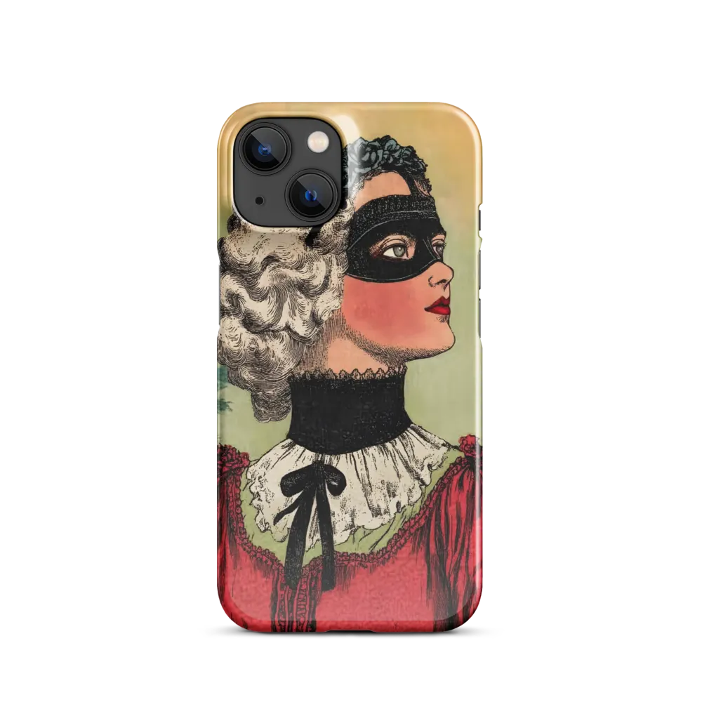 Masked Elegance | Phone Case |  14 | Snap Case | Glossy