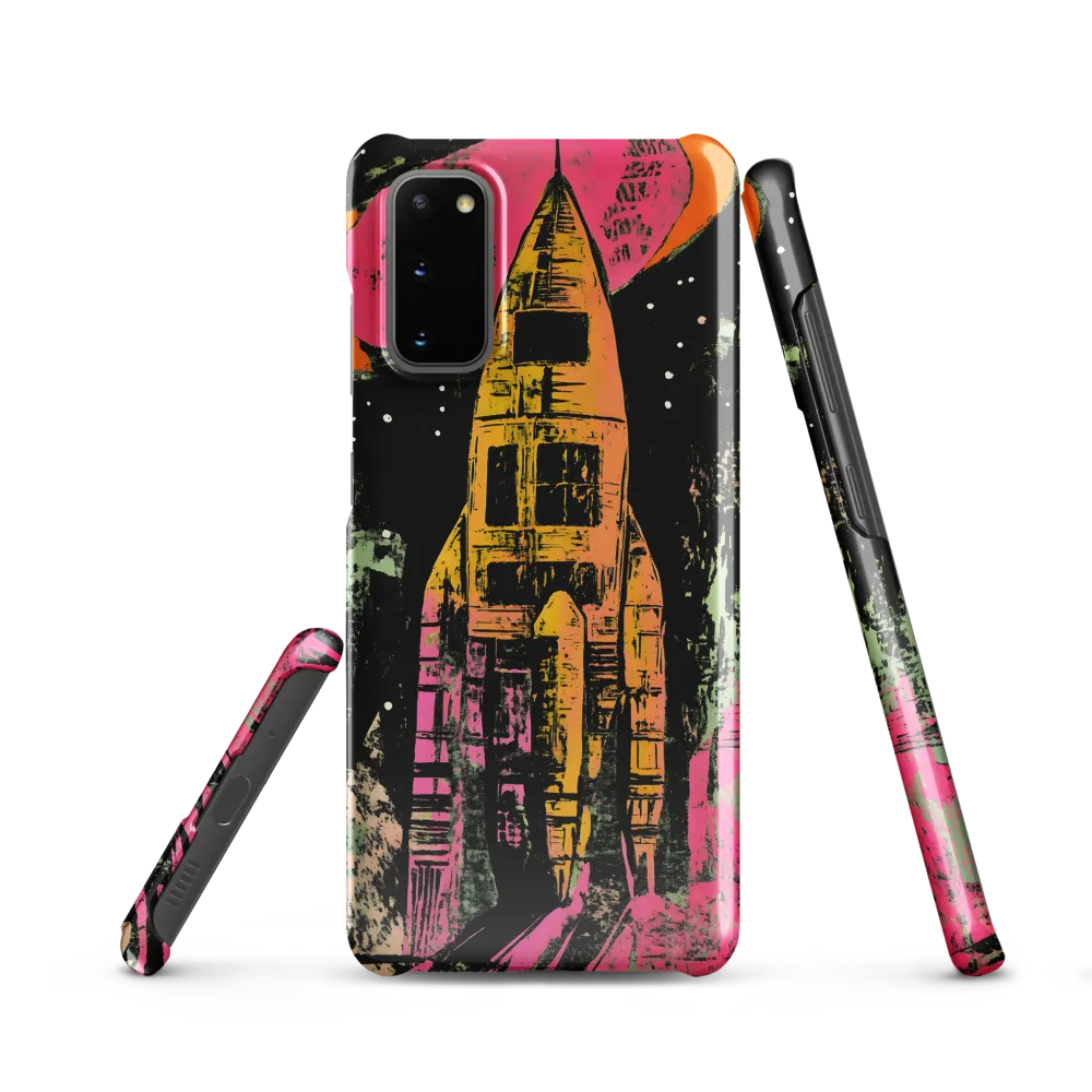 Cosmic Voyage: A Surreal Rocket Adventure