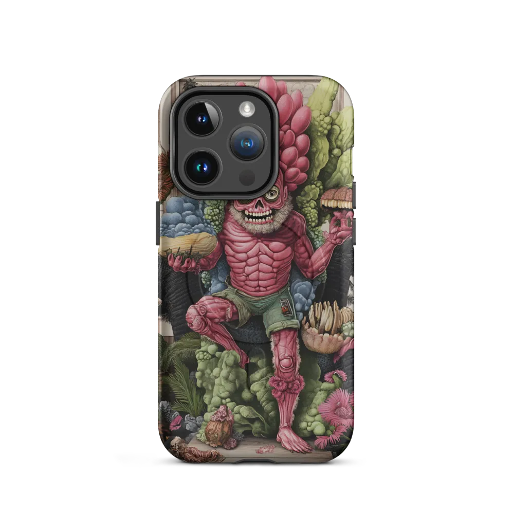 Reimagined Vitality: A Whimsical Encounter | Phone Case |  14 Pro | MagSafe® Tough Case | Matte