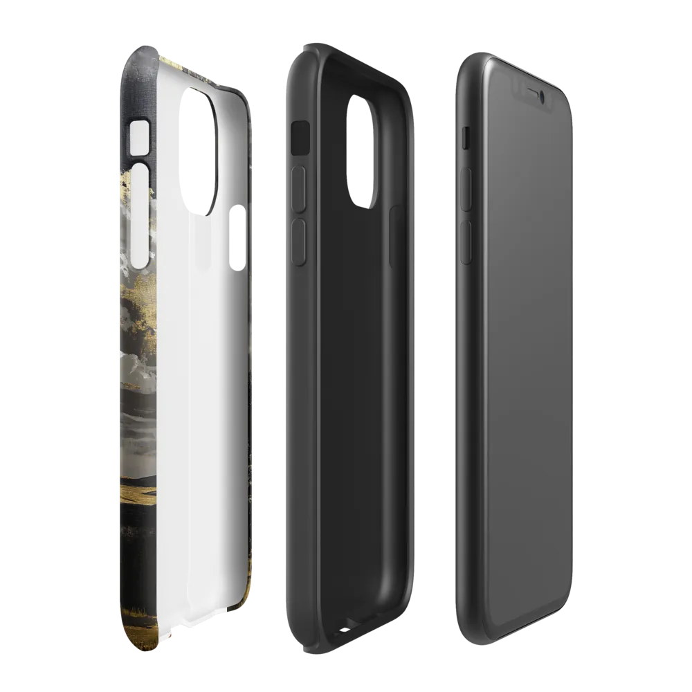 Golden Serenity in a Dramatic Sky | Phone Case |  11 | Tough Case | Matte
