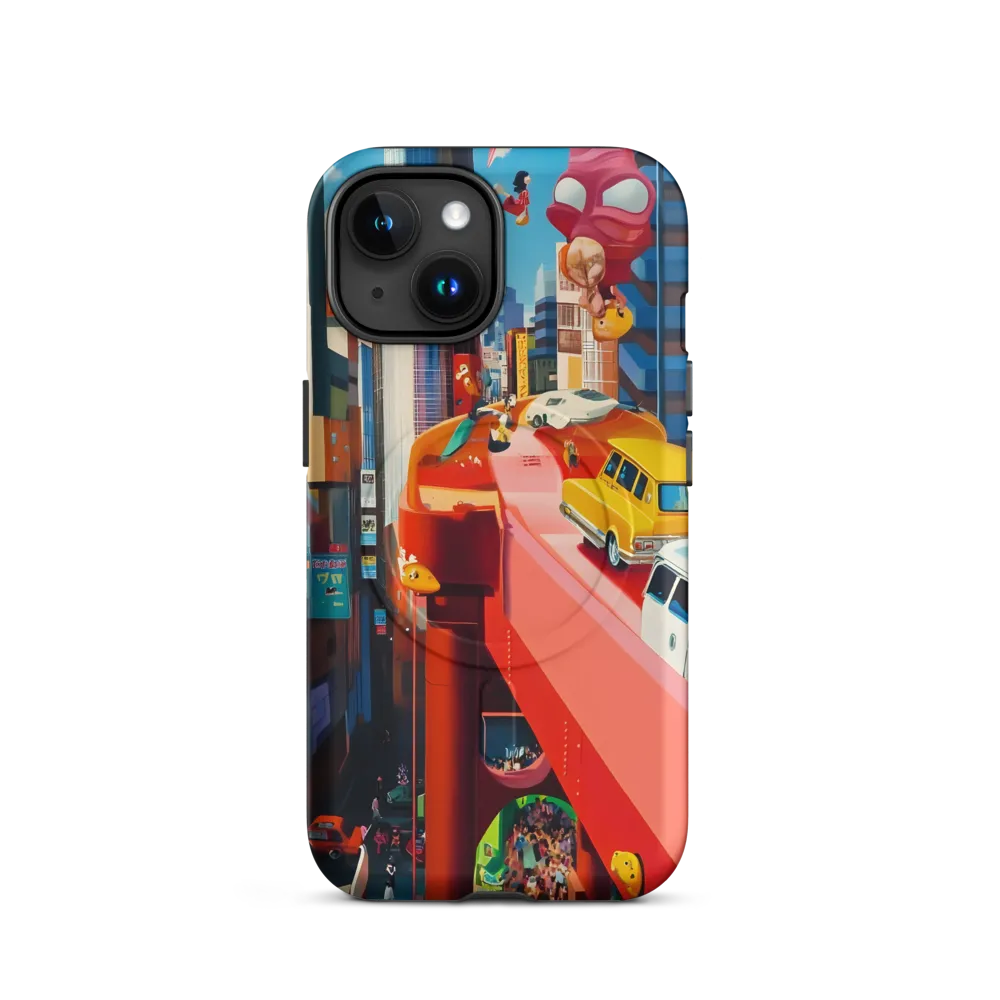 Urban Whimsy: A Colorful Cityscape