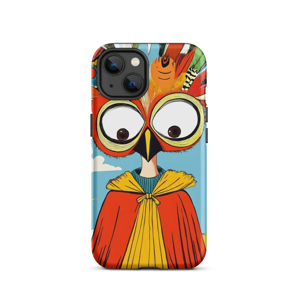 A Whimsical Encounter: The Owl-Human Fusion