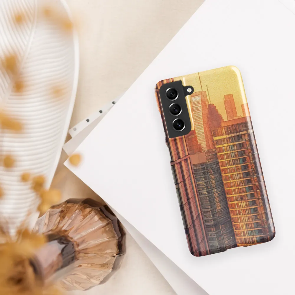 Urban Serenity at Sunset | Phone Case |  S21 FE | Snap Case | Glossy