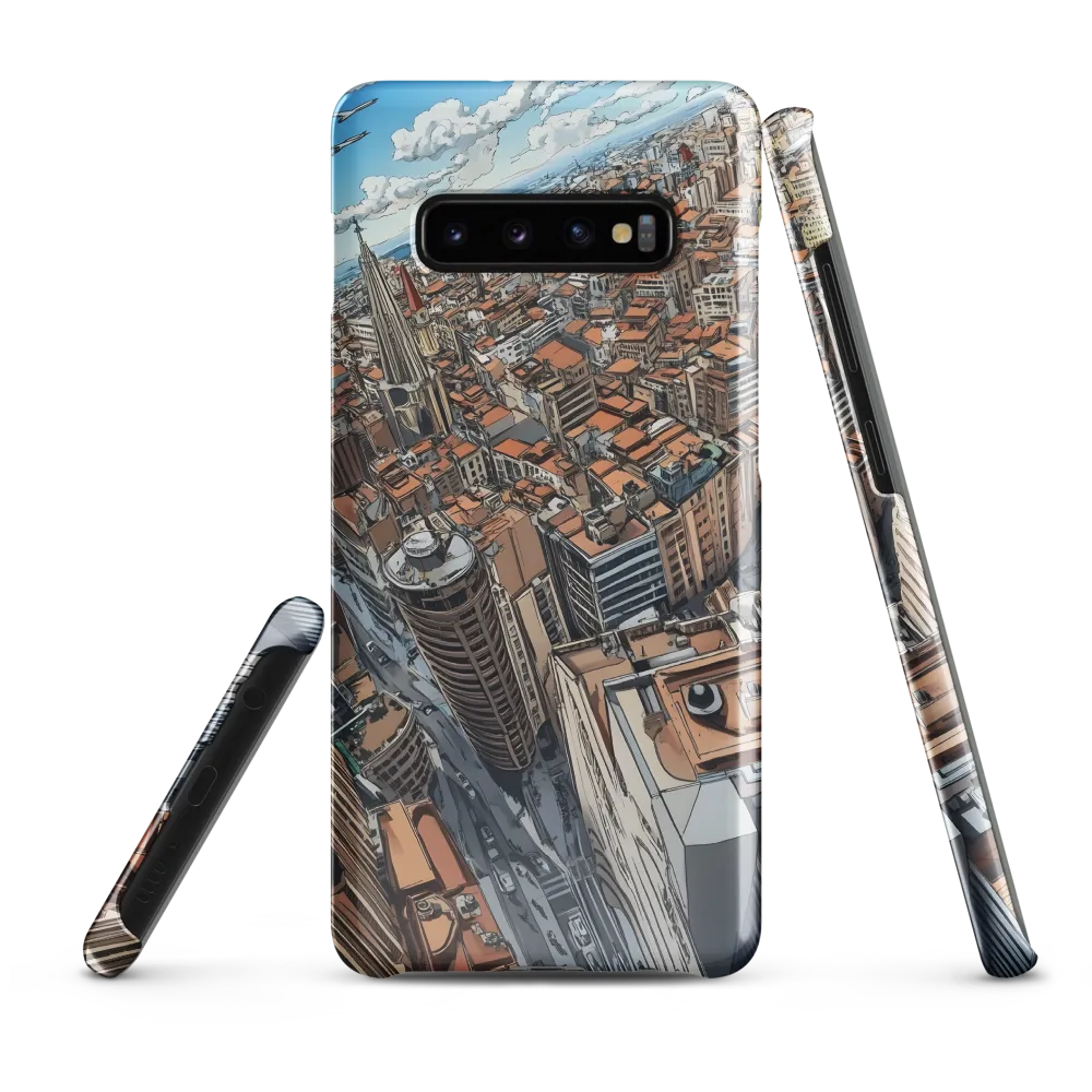 Aerial Symphony of Urban Life | Phone Case |  S10 Plus | Snap Case | Glossy