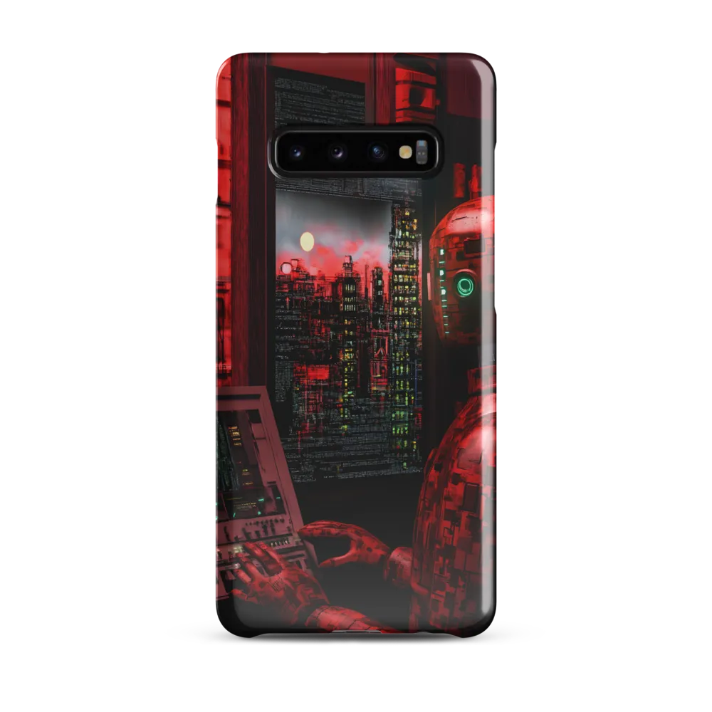 Urban Echoes of a Cybernetic Future | Phone Case |  S10 Plus | Snap Case | Glossy