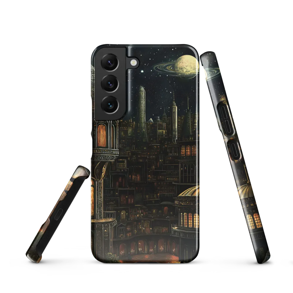 Celestial Enigma: A Surreal Cityscape