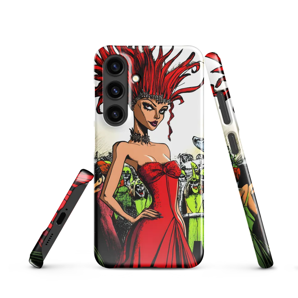 Fiery Elegance: A Fashion Statement