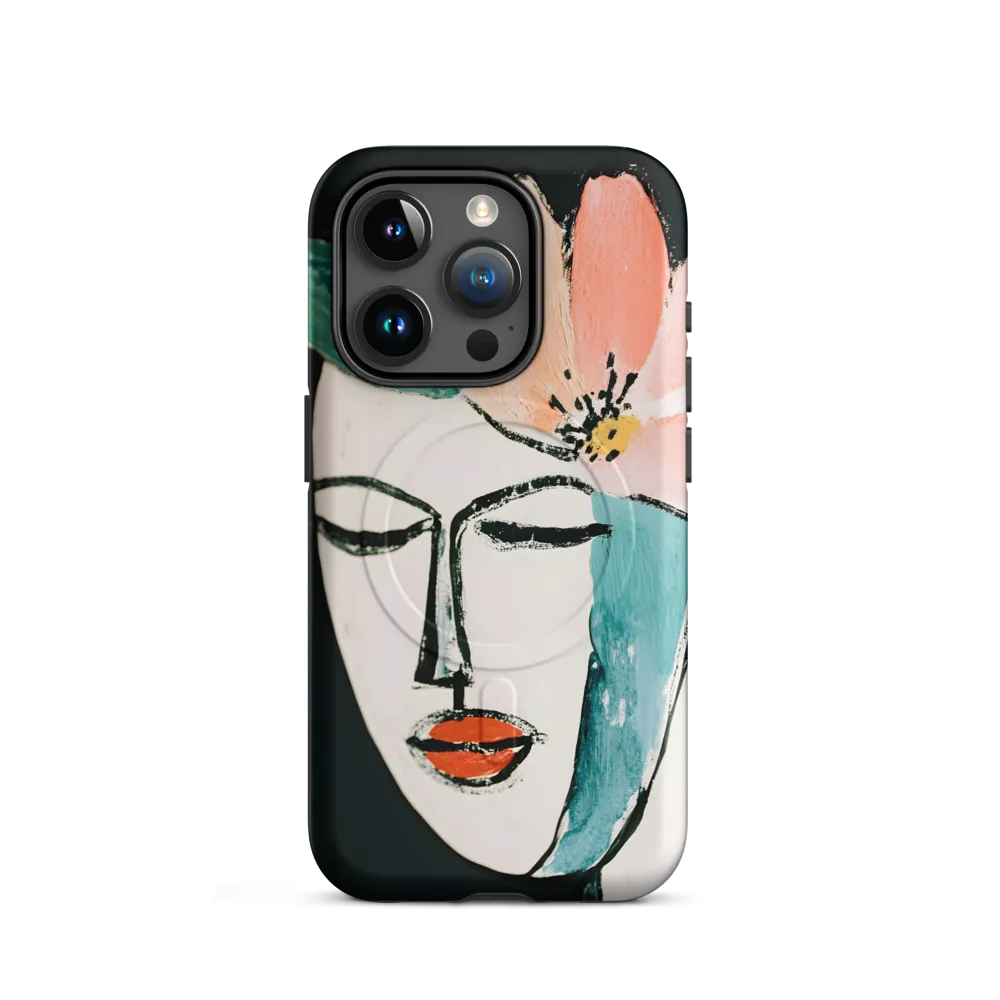 Elegance in Bloom | Phone Case |  15 Pro | MagSafe® Tough Case | Matte