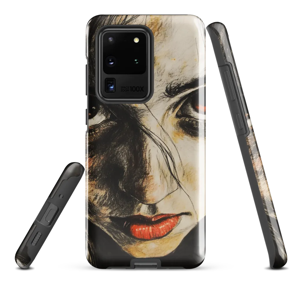 Gaze of Intensity | Phone Case |  S20 Ultra | Tough Case | Glossy