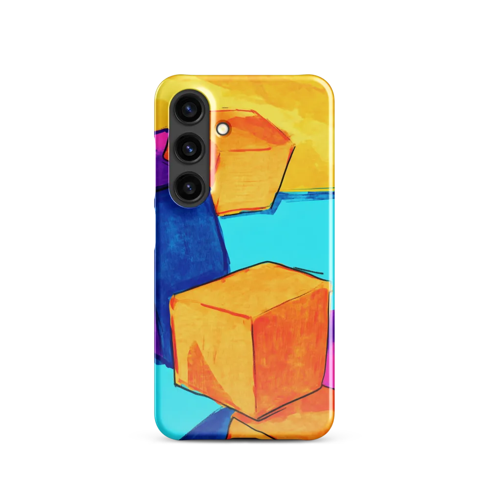 Playful Cubes in Vibrant Harmony