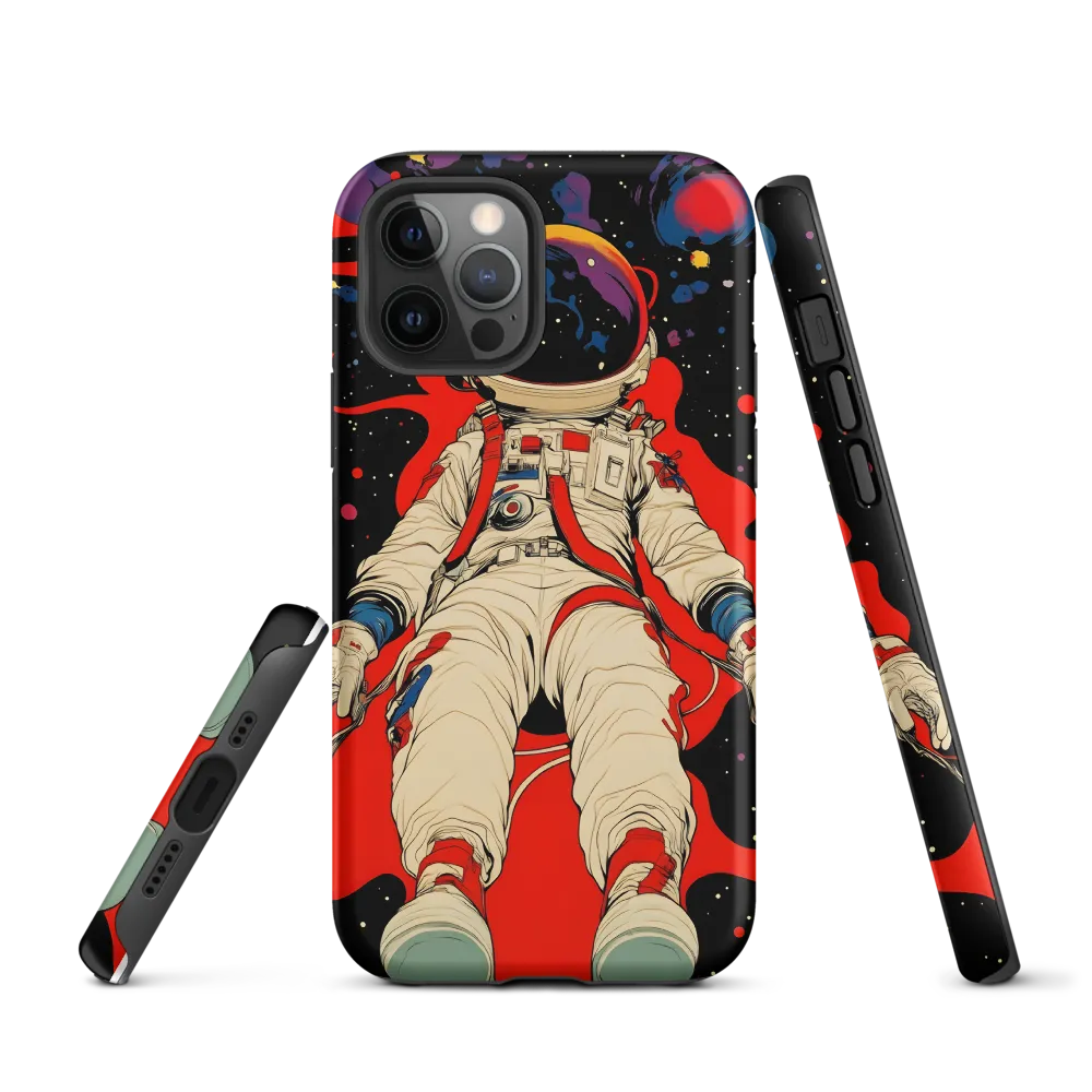 Astronaut in Cosmic Reverie | Phone Case |  12 Pro | Tough Case | Matte