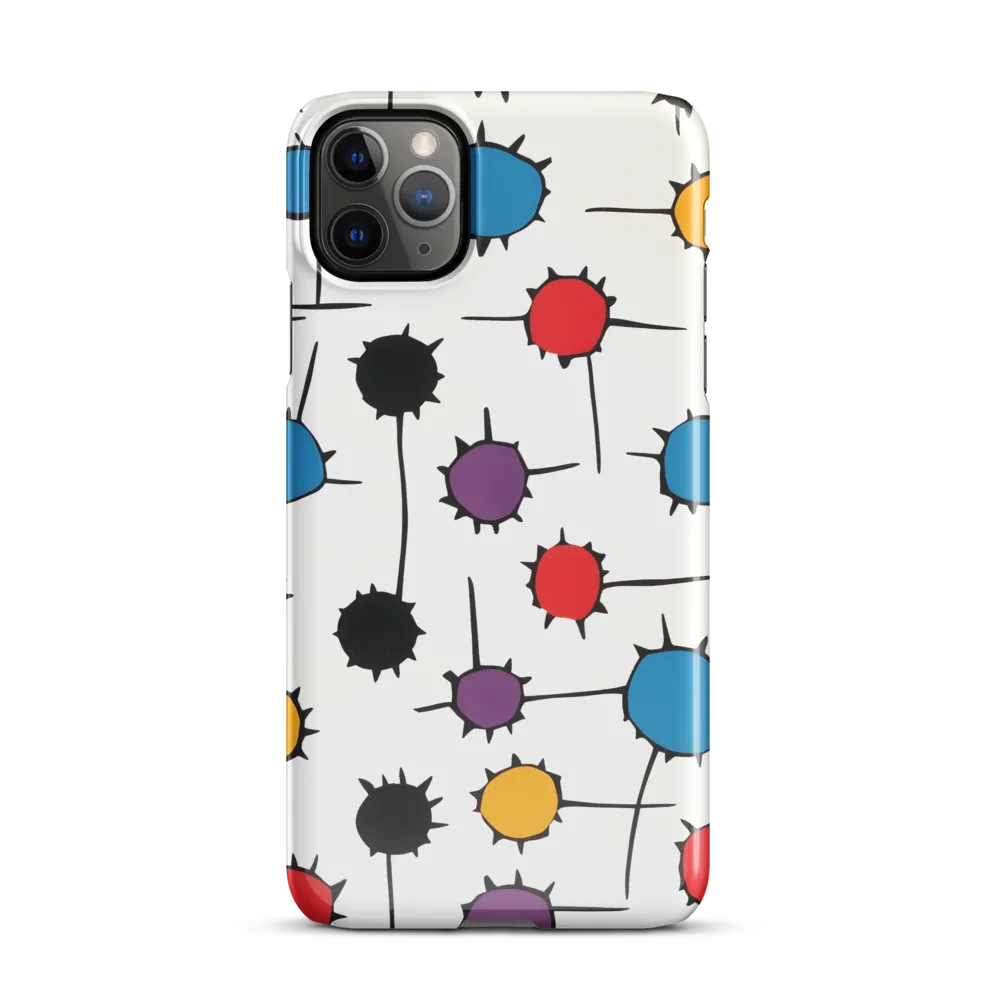 Dynamic Dance of Dots | Phone Case |  11 Pro Max | Snap Case | Glossy