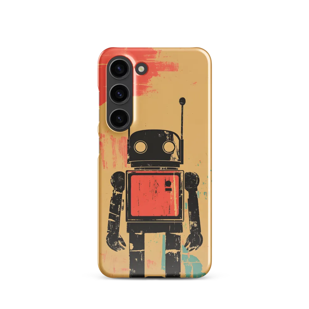 The Retro Robot | Phone Case |  S23 | Snap Case | Glossy