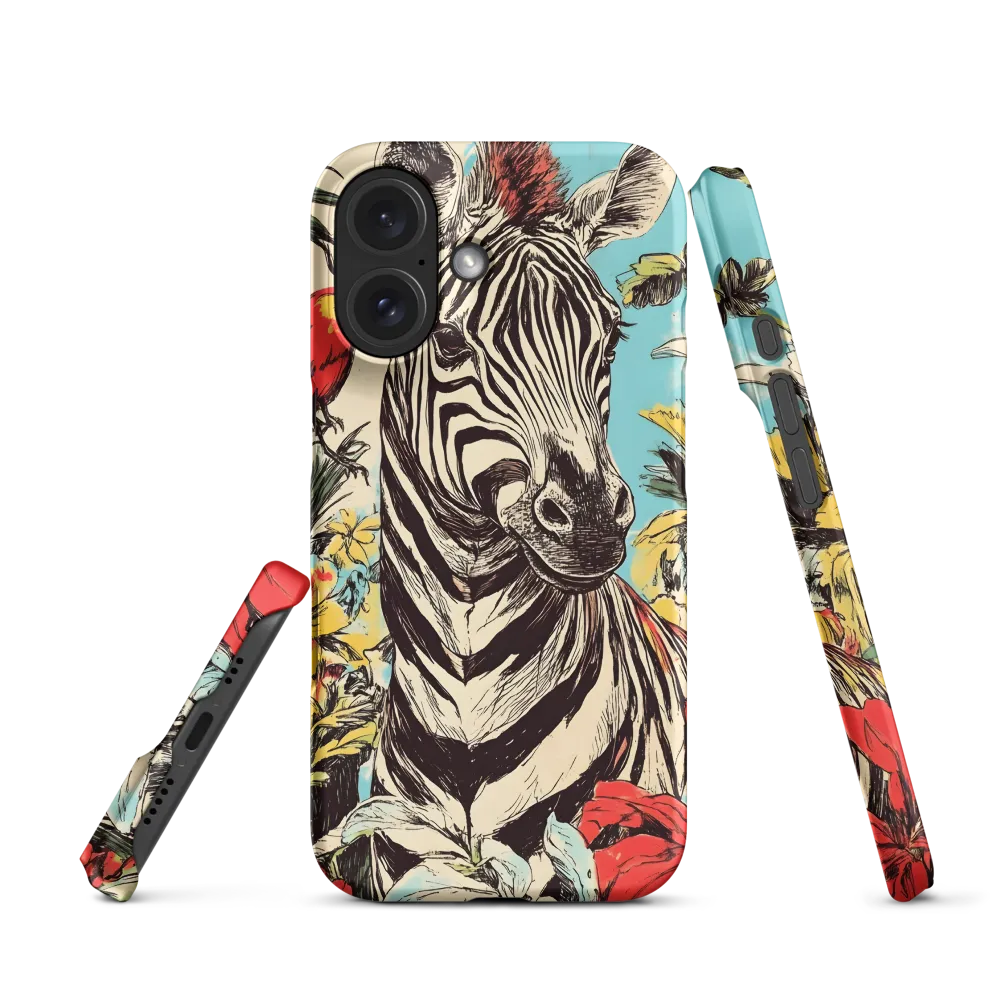 Zebra in Tropical Reverie