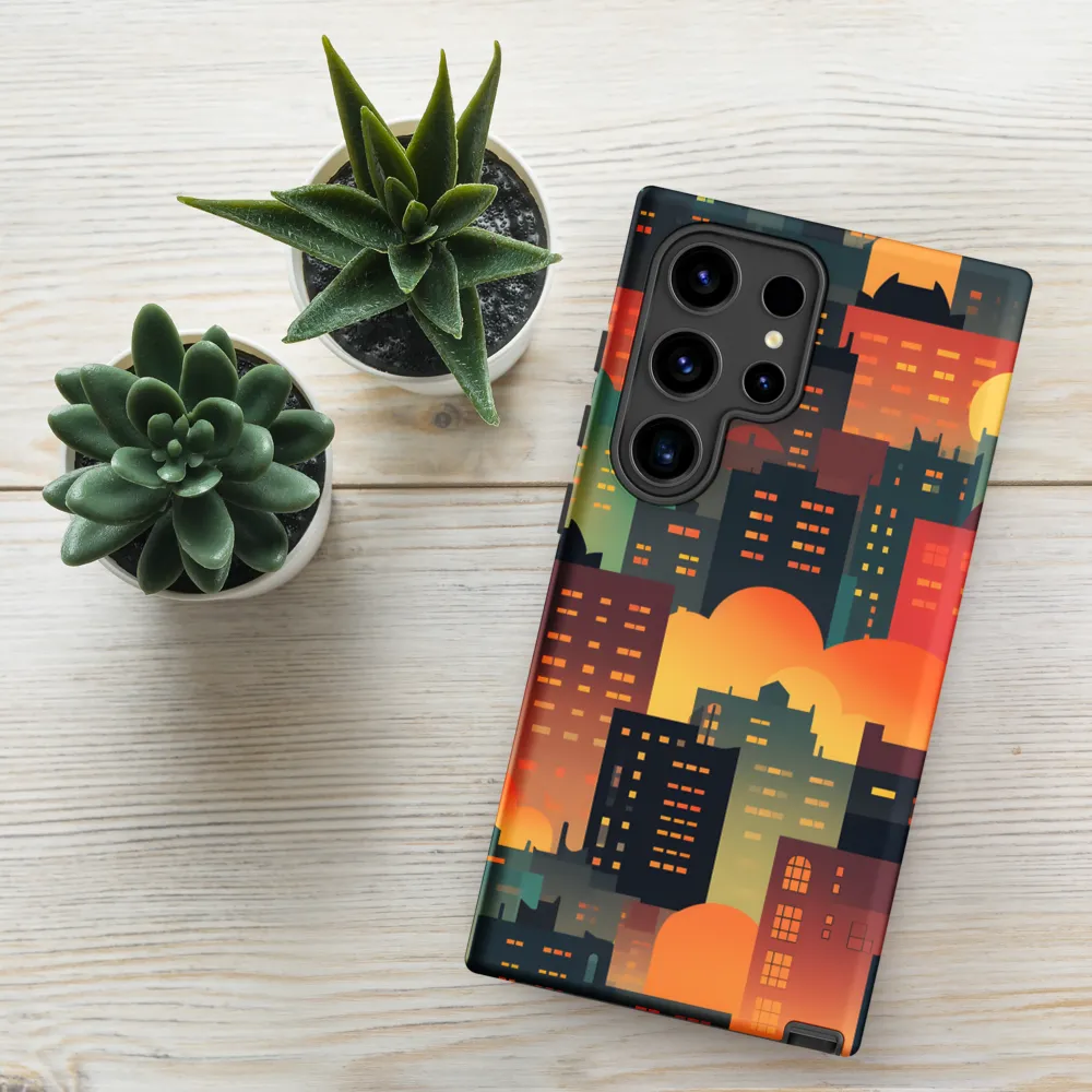 Twilight in the Concrete Jungle | Phone Case |  S24 Ultra | Tough Case | Matte