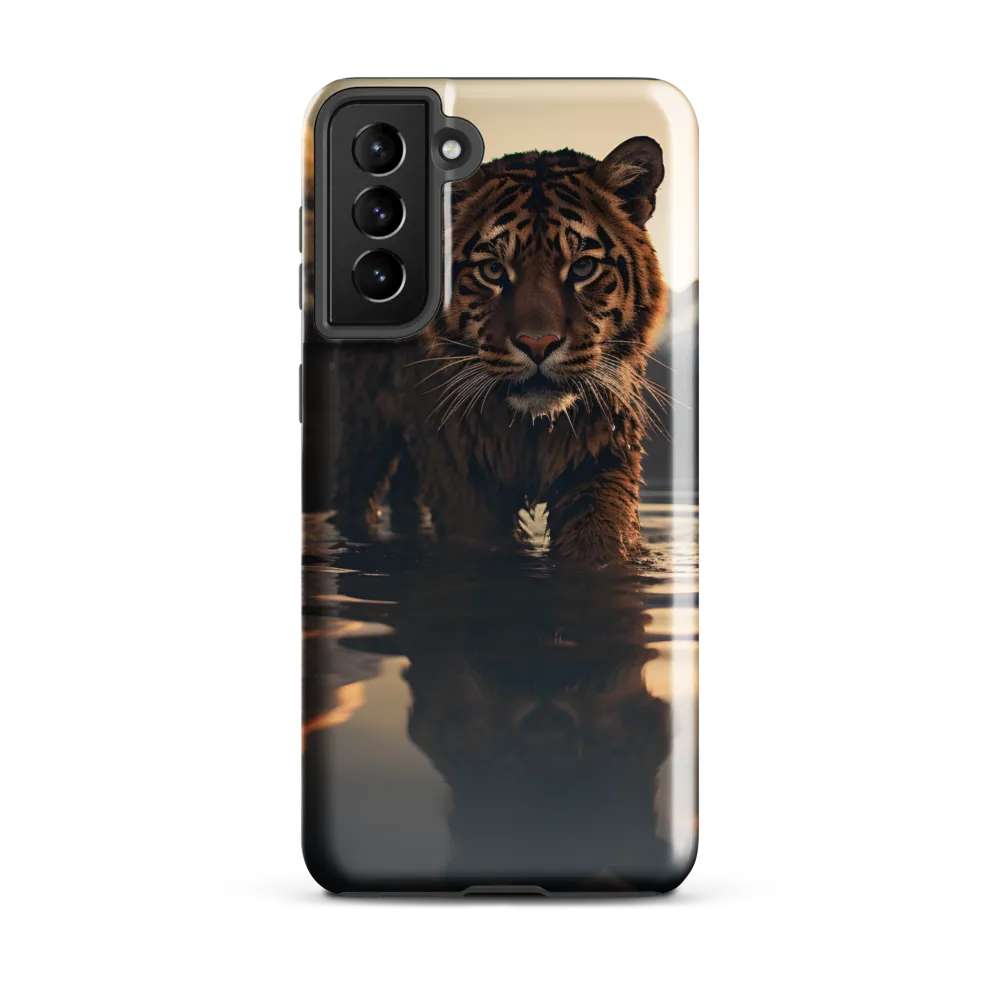 Majestic Reflection: The Tiger's Domain