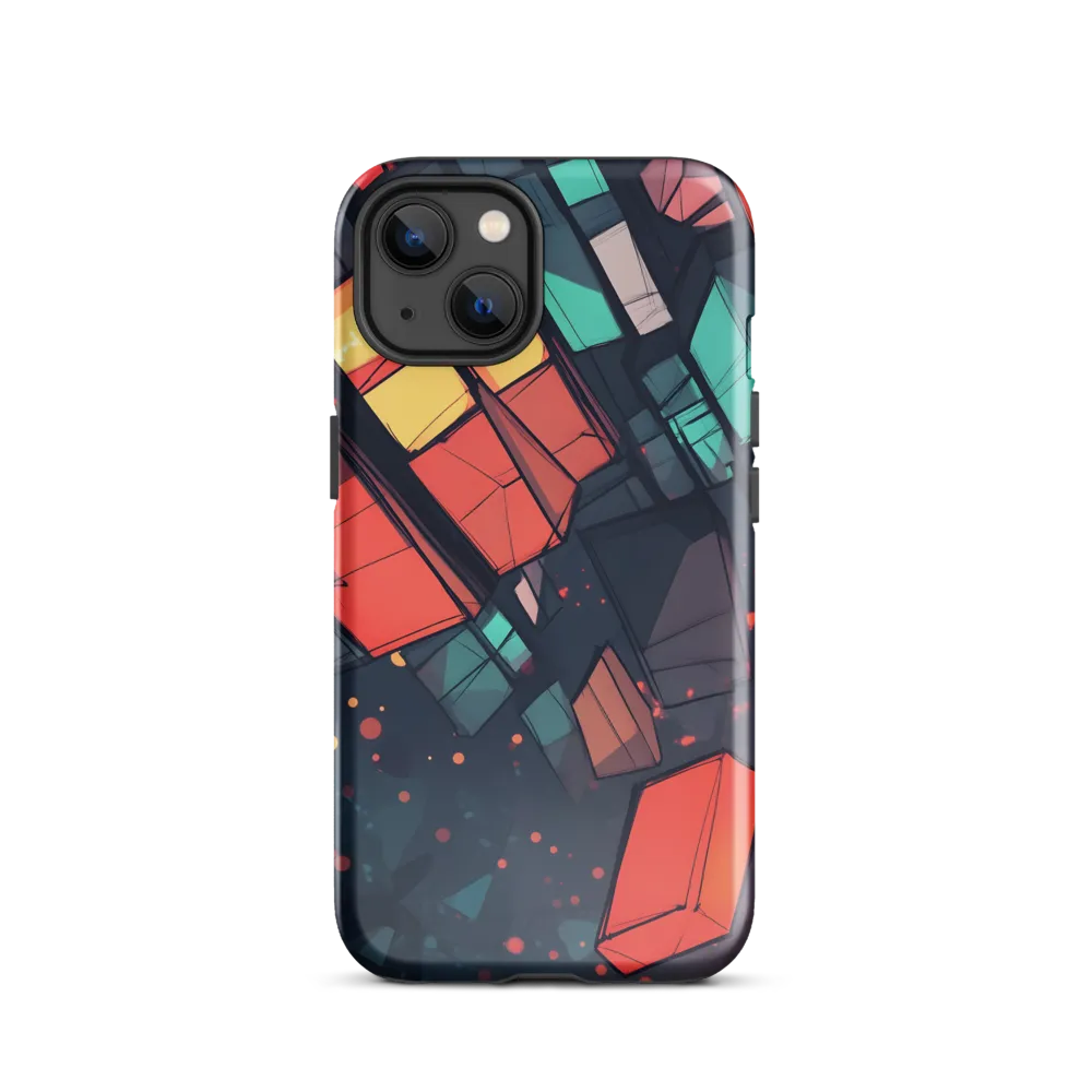 Luminous Geometry: An Abstract Exploration | Phone Case |  13 | Tough Case | Glossy