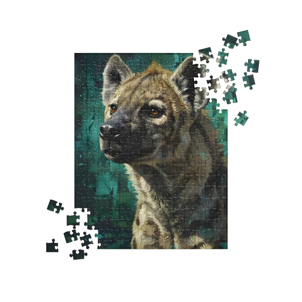 Watchful Hyena 
 Jigsaw Puzzle