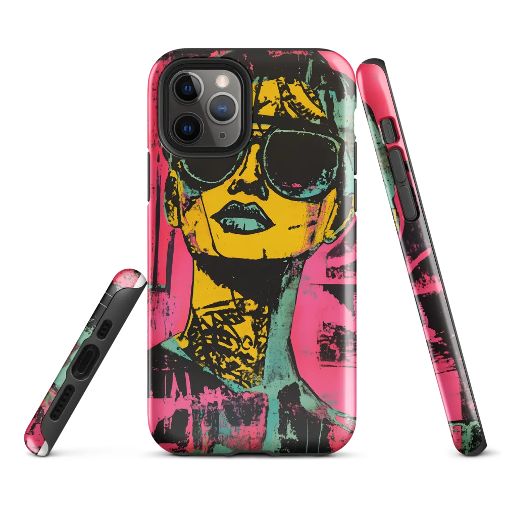 Confident Portrait in Neon Colors