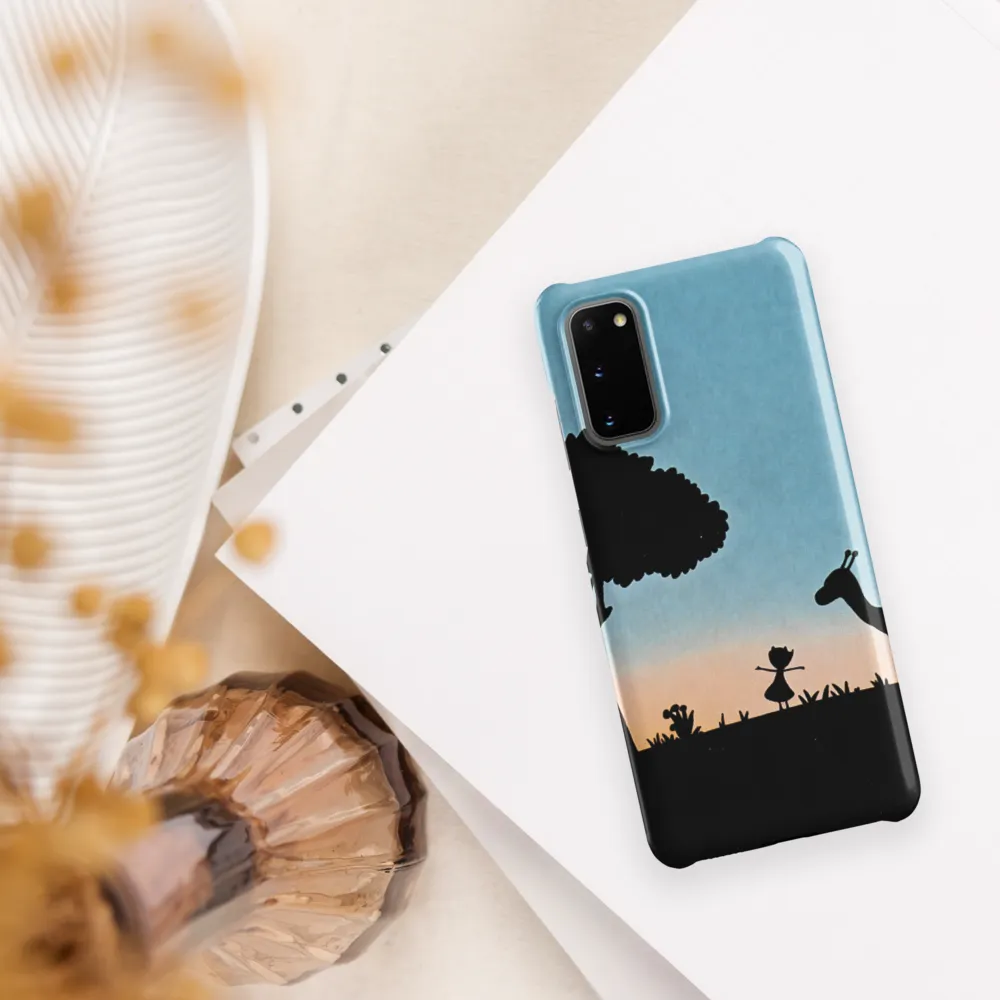 Curiosity in the Silhouette | Phone Case |  S20 | Snap Case | Matte