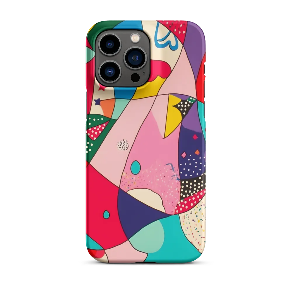 Playful Geometry in Color | Phone Case |  14 Pro Max | Snap Case | Matte