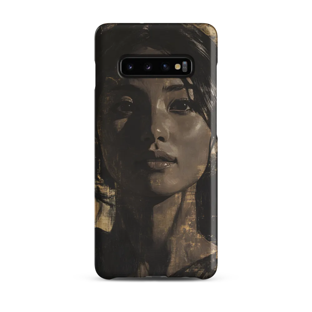 Golden Gaze: A Contemporary Portrait