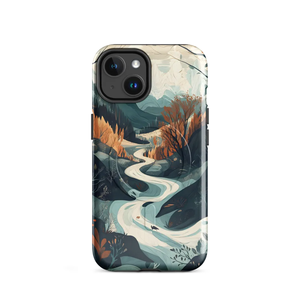 Winding Serenity: A Digital Landscape