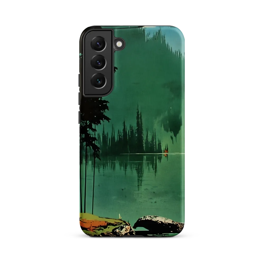 Serenity Reflected: A Tranquil Lake Scene