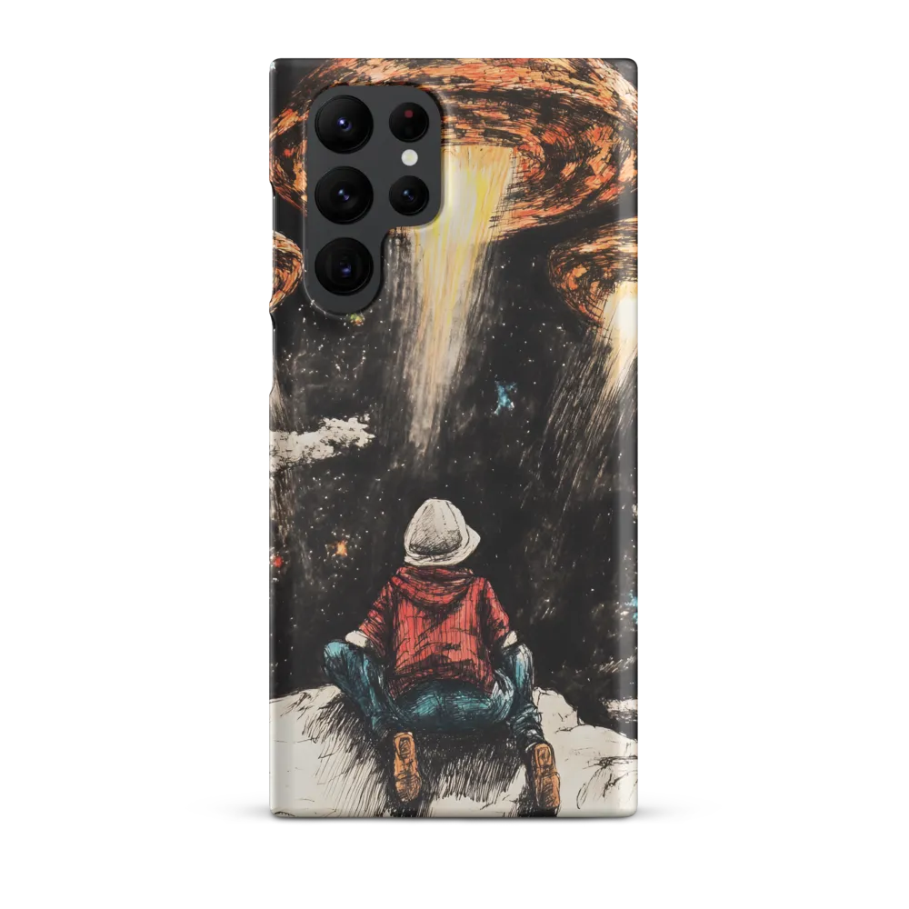 Gazing into the Unknown: A Child's Wonder in Space