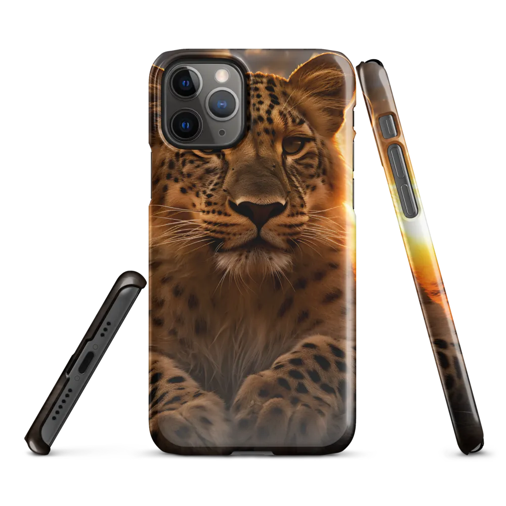 Regal Presence: The Leopard at Sunset