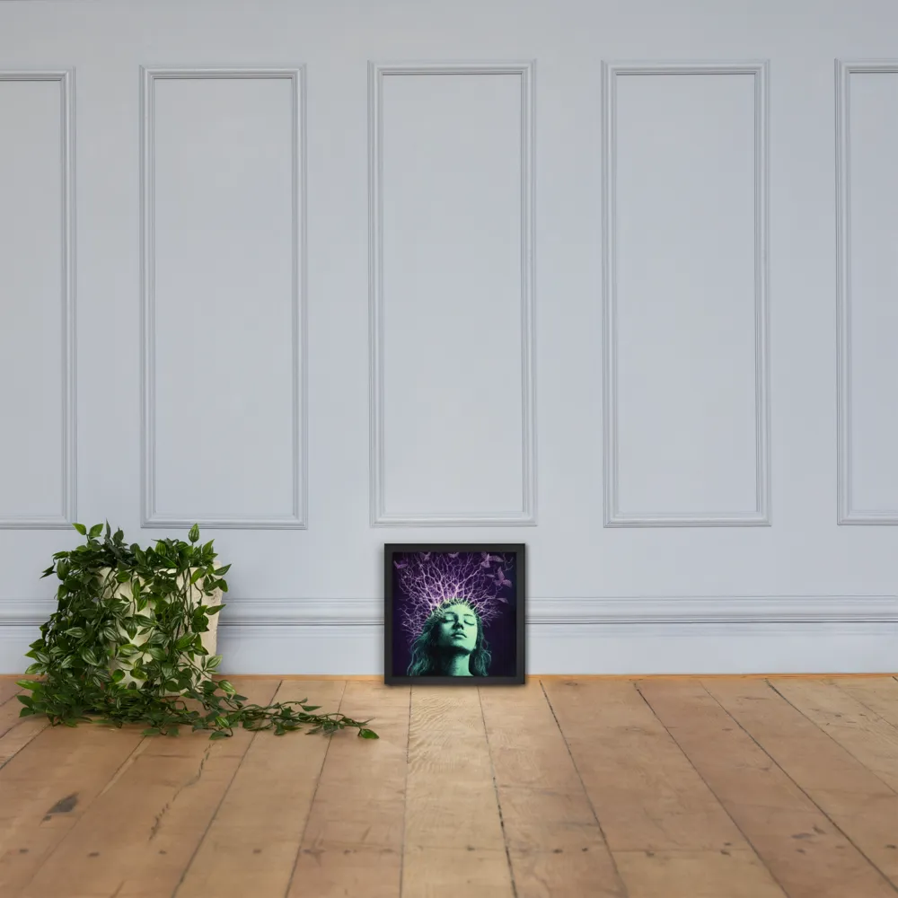 Whispers of Freedom | Poster with Black Frame | 12″×12″