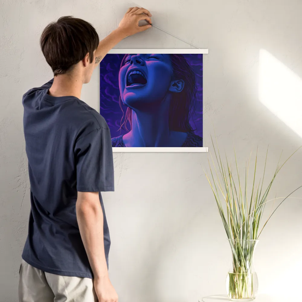 Echoes of Anguish | Poster With White Wood Hanger | 18″×18″