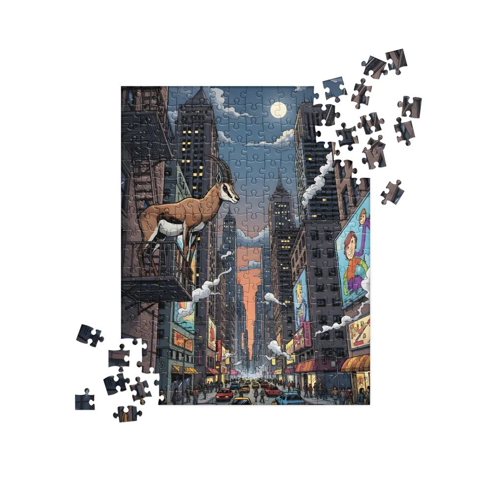 Urban Antelope 
 Jigsaw Puzzle
