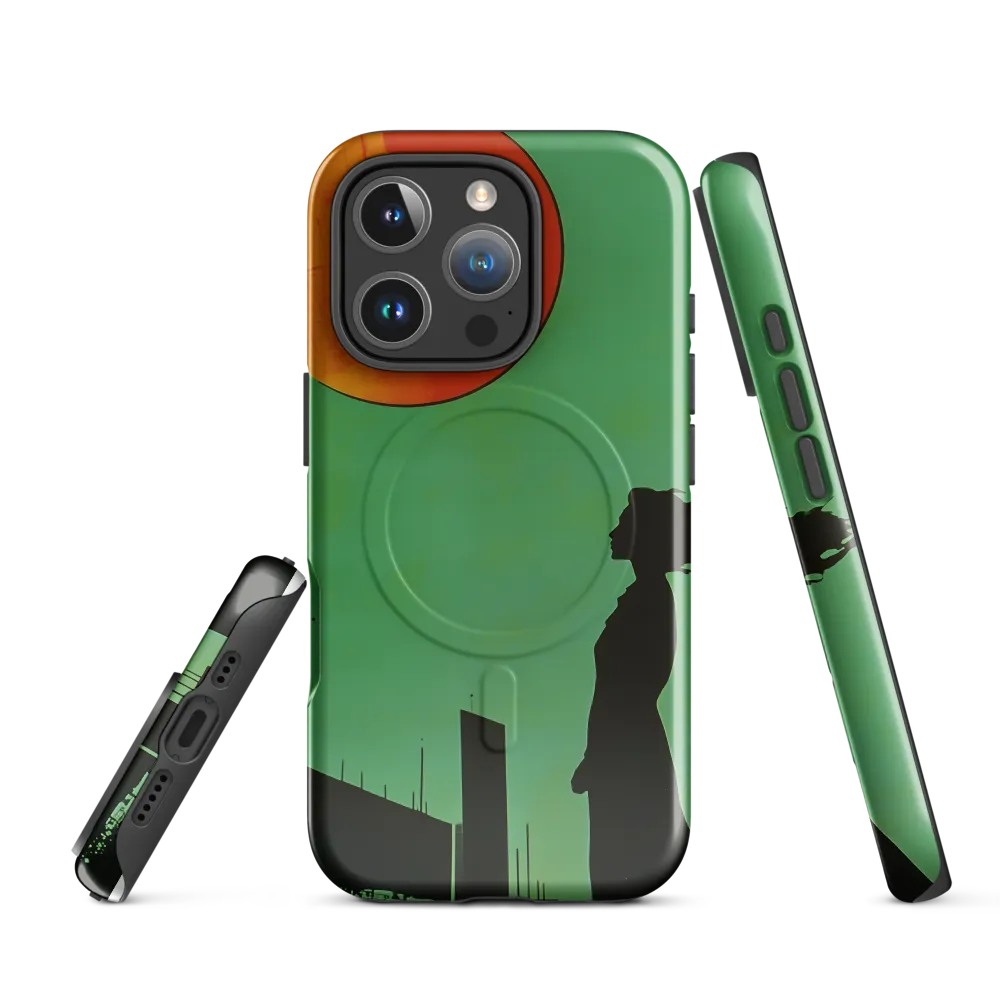 Silhouette of Contemplation | Phone Case |  16 Pro | MagSafe® Tough Case | Glossy
