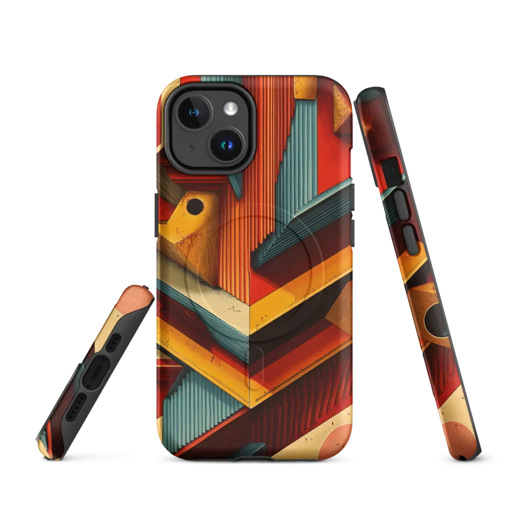 Geometric Harmony | Phone Case |  14 | MagSafe® Tough Case | Matte
