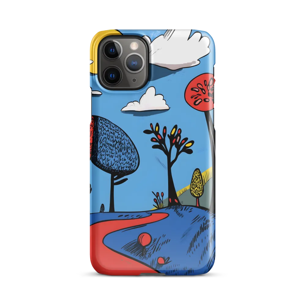 Whimsical Pathways Through a Colorful Landscape