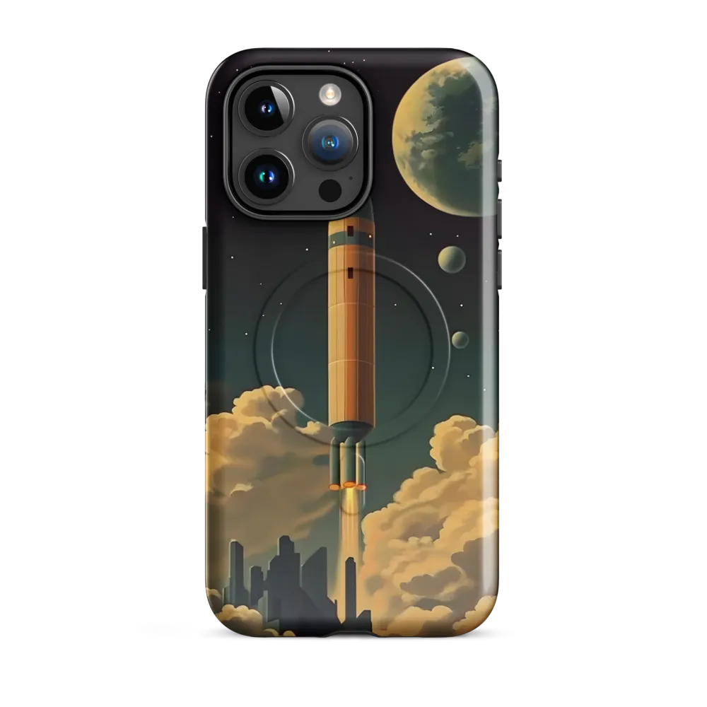 Journey Through the Cosmic Frontier | Phone Case |  15 Pro Max | MagSafe® Tough Case | Glossy