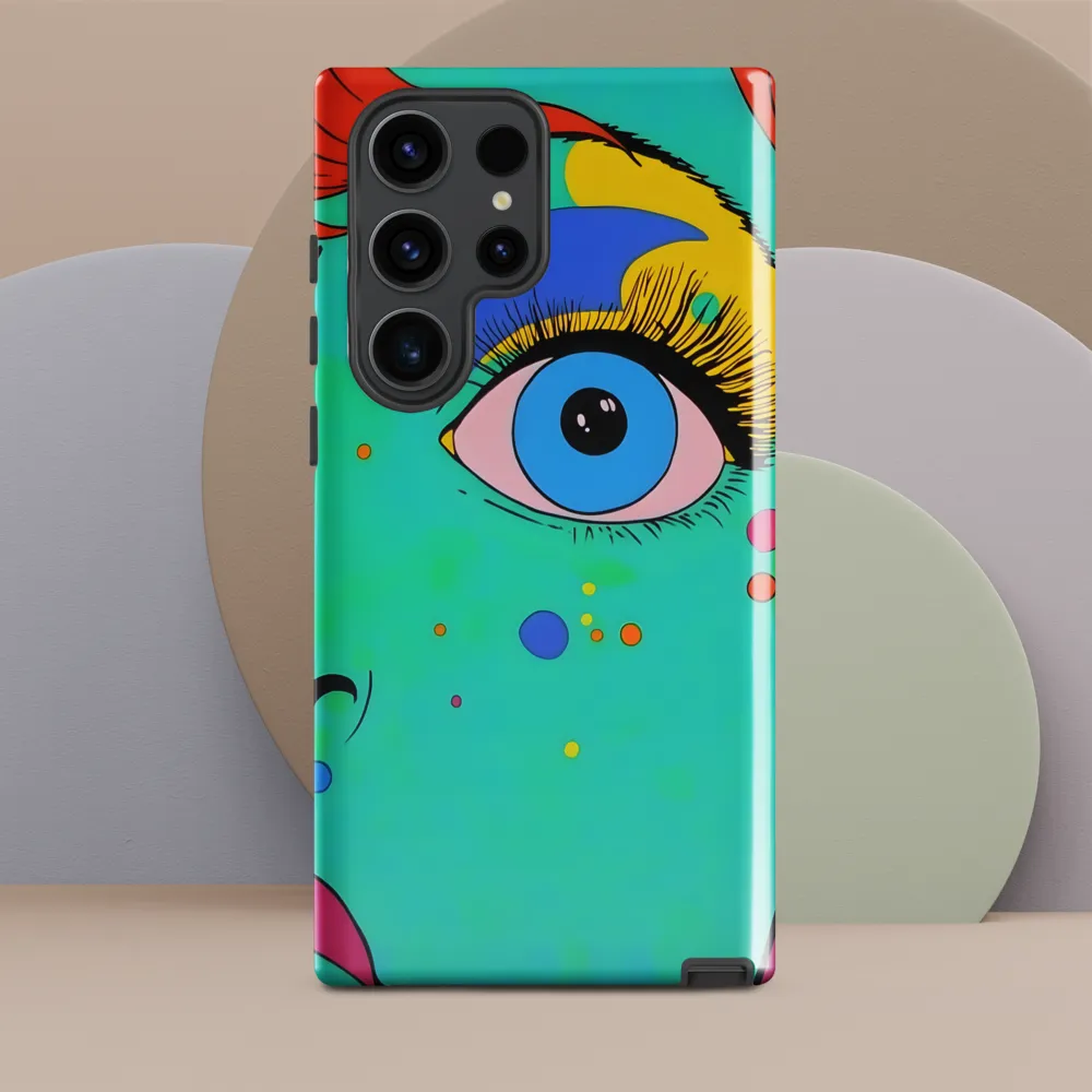 Vibrant Gaze | Phone Case |  S23 Ultra | Tough Case | Glossy