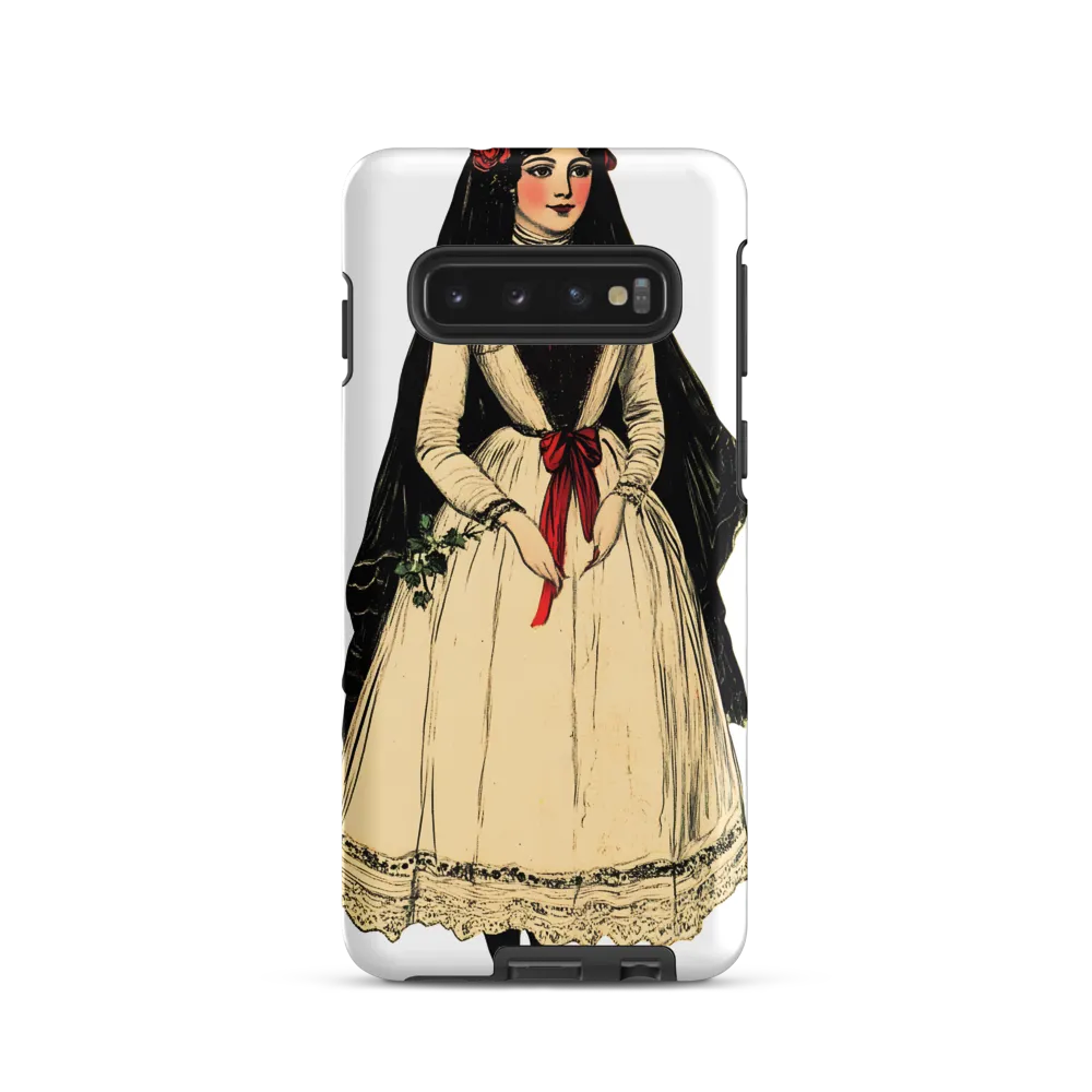 Elegance in Tradition: A Folk Portrait