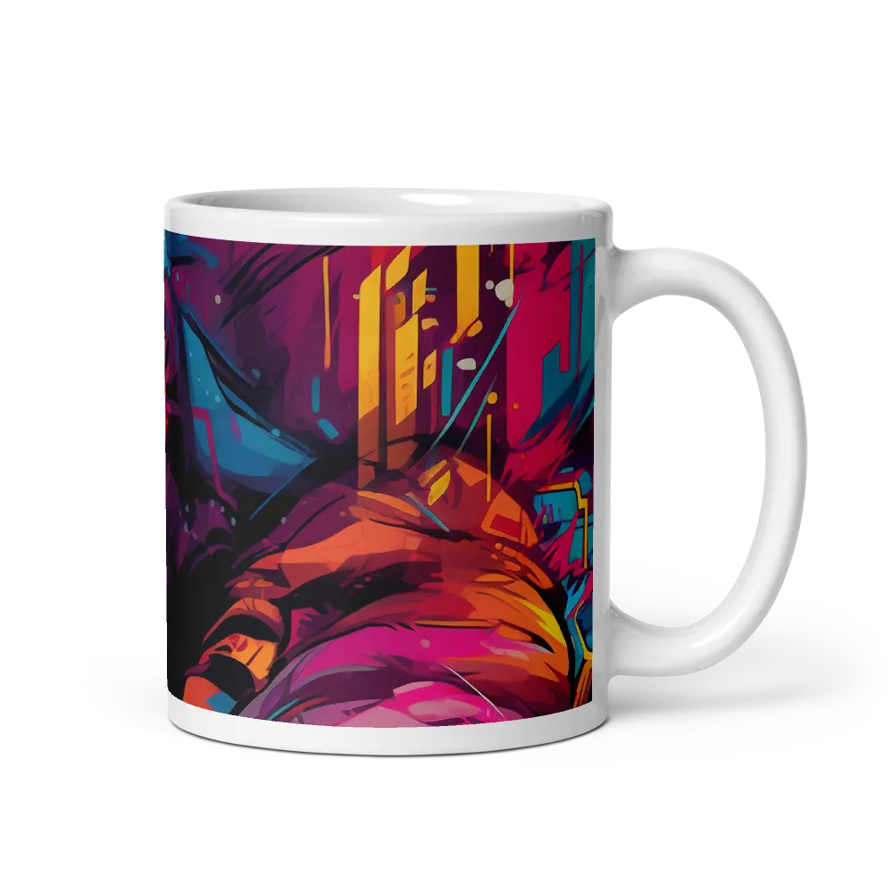 Vivid Majesty: The Modern Lion | Mugs | Multiple Sizes & Colors