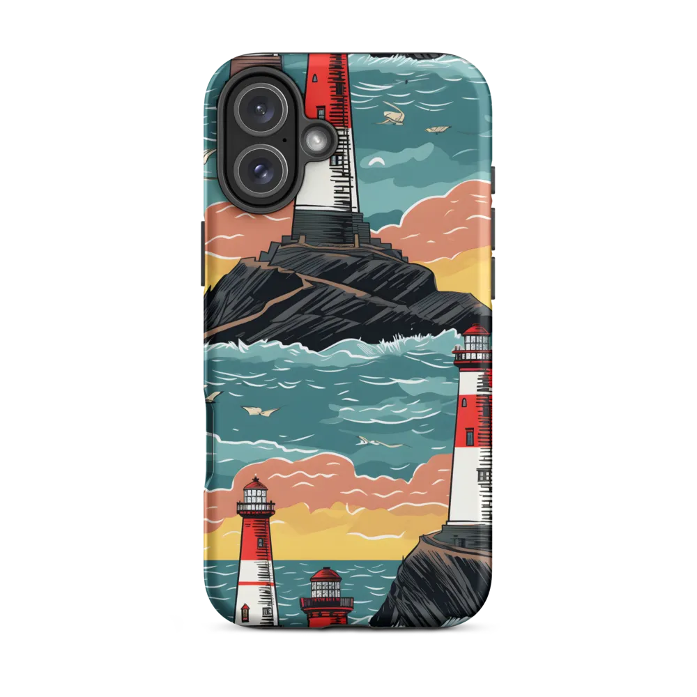 Lighthouses in a Whimsical Ocean