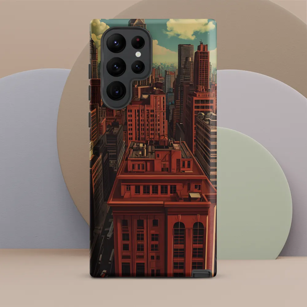 Urban Reverie: A Journey Through the City | Phone Case |  S22 Ultra | Tough Case | Matte
