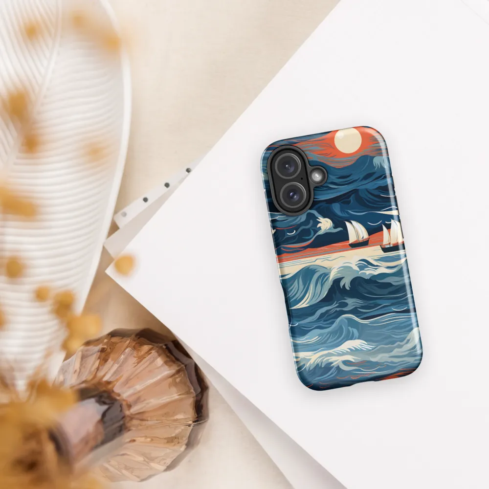 Ocean Whispers: A Voyage at Dusk
