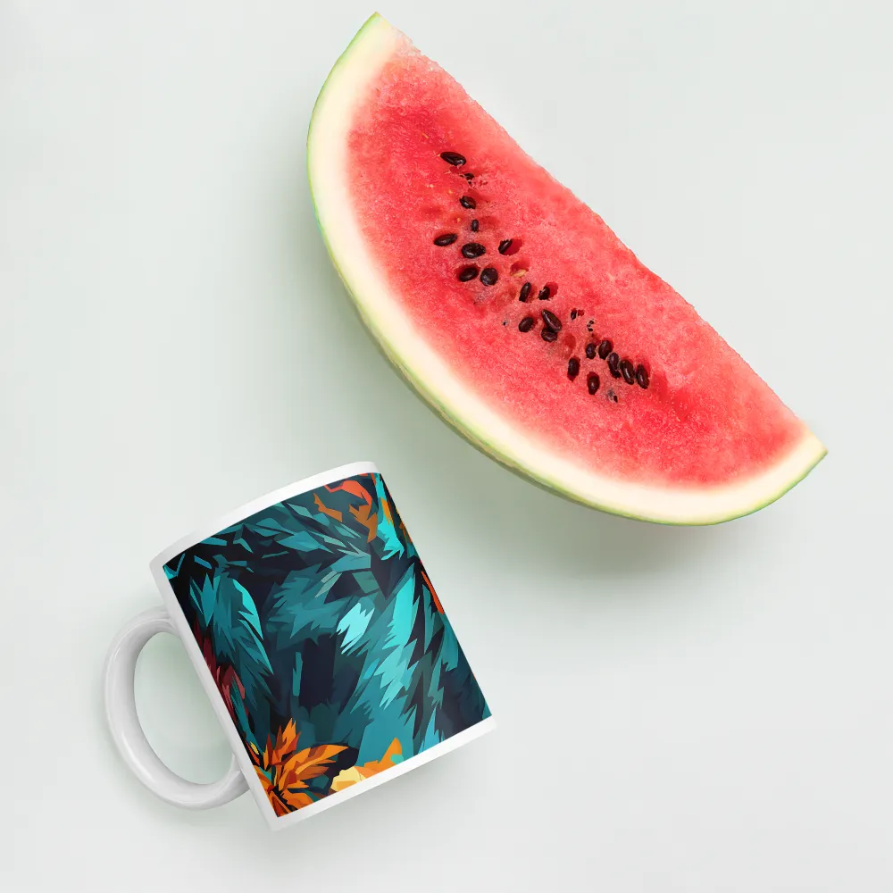 Wild Symphony: Abstract Tigers | Mugs | Multiple Sizes & Colors