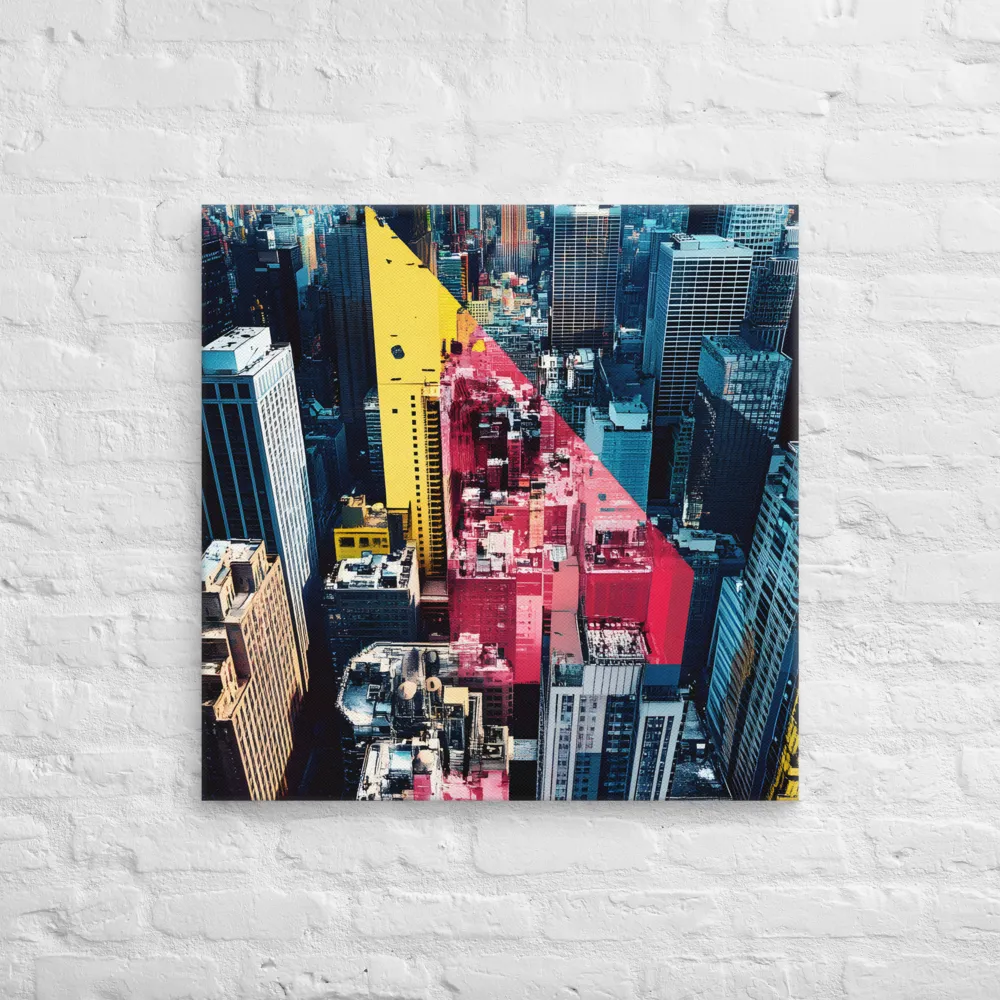 Dynamic Urban Symphony | Canvas | 28″×28″
